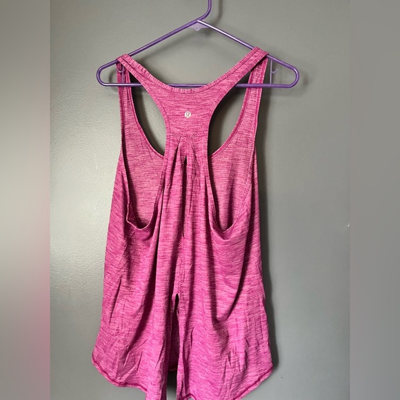 lululemon athletica Heathered Pink Tank Top - Picture 2 of 3
